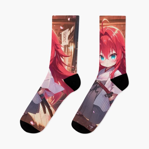 Item preview, Rias Gremory High School Dxd Chibi Waifu Kimono Cherry Blossoms designed and sold by TanglenRabbit.