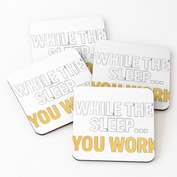 Item preview, While They Sleep You Work – Hustle Motivation Shirt designed and sold by ShoopingAn.