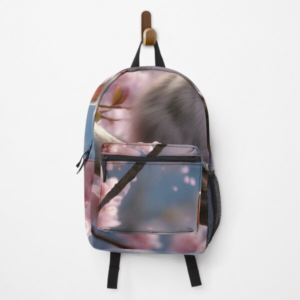 Item preview, Fluffy Baby Squirrel Perched in Cherry Blossoms designed and sold by CASASIS_MERCH.