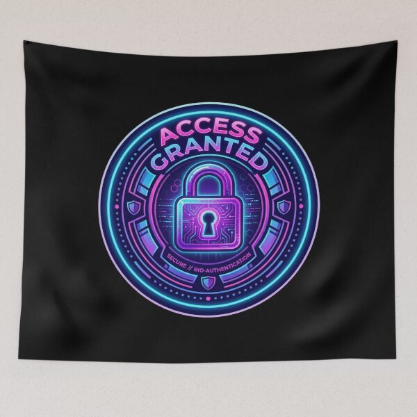 Item preview, Access Granted Cybersecurity Sticker Shirt designed and sold by KurtByteStudio.