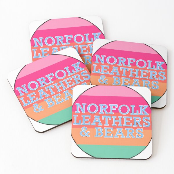 Item preview, Norfolk Leathers and Bears Logo with the Pan Lesbian Pride Flag Design  designed and sold by HJRex.