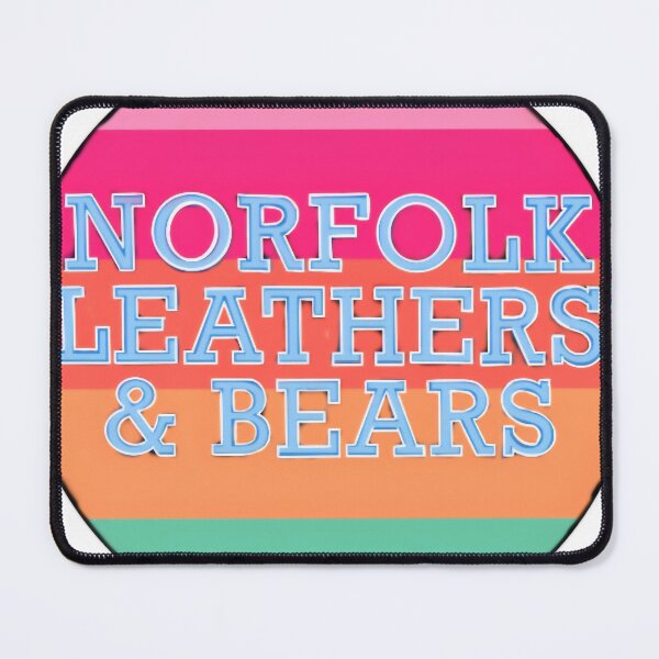 Item preview, Norfolk Leathers and Bears Logo with the Pan Lesbian Pride Flag Design  designed and sold by HJRex.