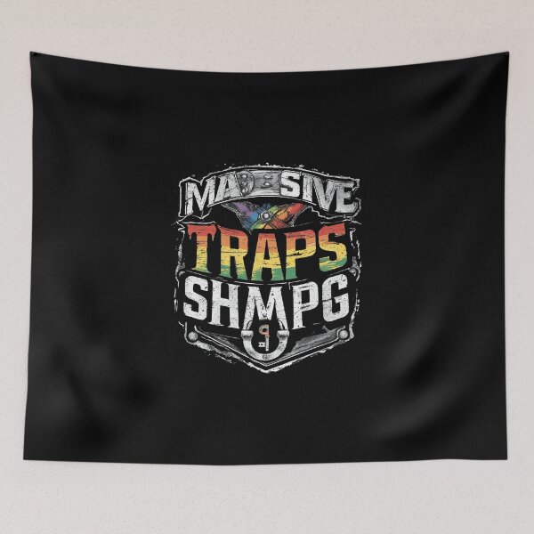 Item preview, Funny LGBT Gym Pride Shirt with Rainbow Traps designed and sold by InkDazzle.