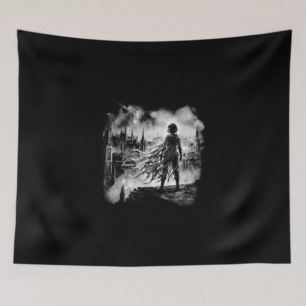Item preview, mistborn vin graphic vintage style luthadel city retro fantasy art cosmere bookish designed and sold by NickIgnatyev.