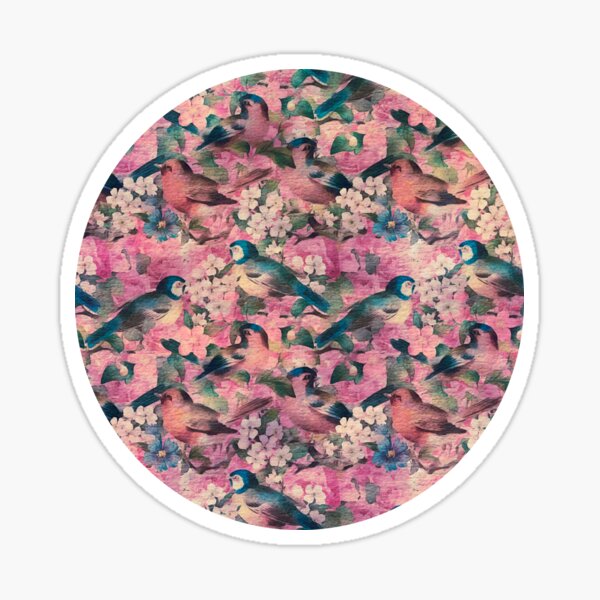 Item preview, Nostalgic Bird Watercolor Pattern designed and sold by artsandsoul.