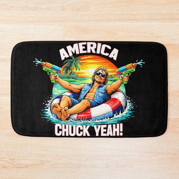 Item preview, Chuck Yeah America Shirt Funny Patriotic Summer Pool designed and sold by LouisaOReilly.