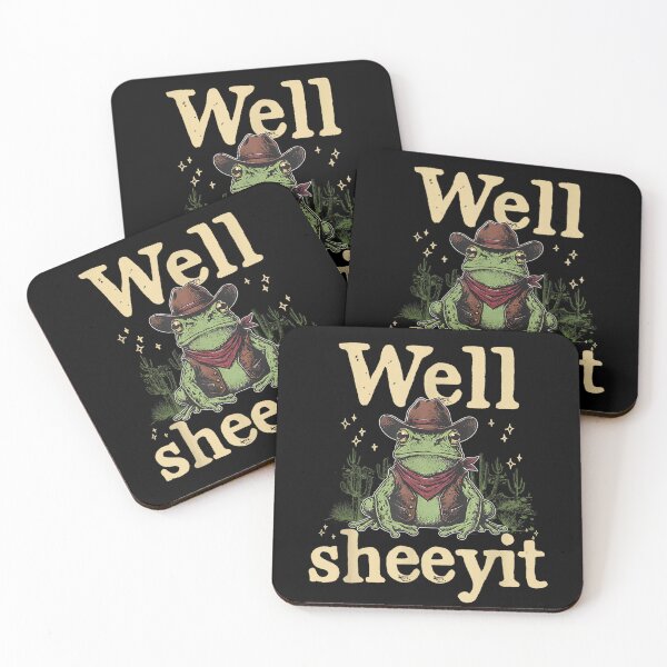 Item preview, Well Sheeyit Funny Cowboy Frog Western Humor  designed and sold by OMITTEROMINOUS.