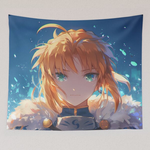Item preview, Saber Fate Stay Night Winter Heroine Portrait designed and sold by TanglenRabbit.