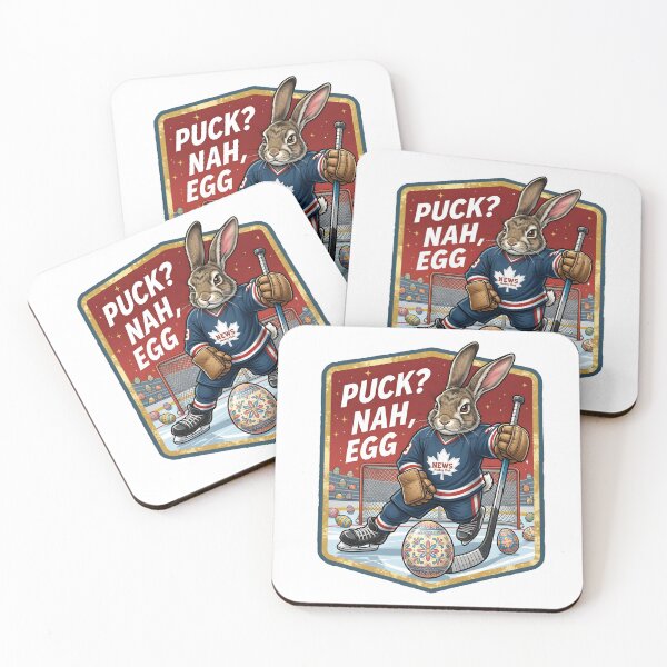 Item preview, Puck Nah Egg Easter Shirt – Cool Hockey Bunny Graphic Tee designed and sold by relso.