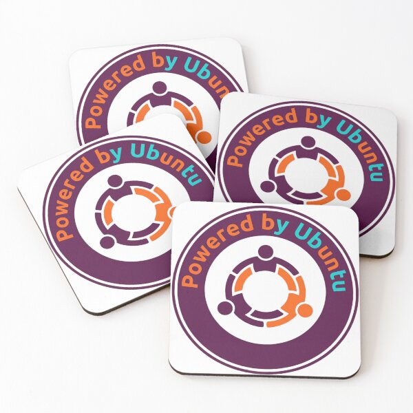 Artikelvorschau, Powered by Ubuntu Linux Tech Shirt entworfen und verkauft von KurtByteStudio.