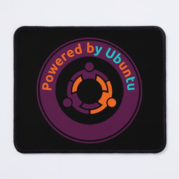 Item preview, Powered by Ubuntu  Linux Tech Shirt designed and sold by KurtByteStudio.