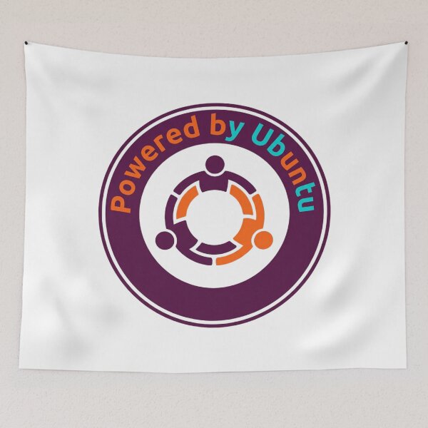Item preview, Powered by Ubuntu  Linux Tech Shirt designed and sold by KurtByteStudio.