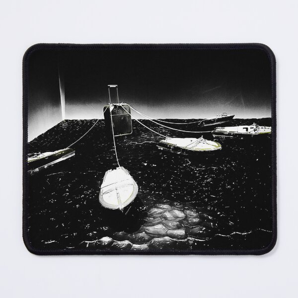 Item preview, Black and White  ( 2 ) Boating on Glass. designed and sold by Larry Davis.