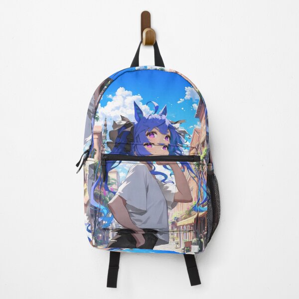 Artikelvorschau, Twin Turbo Uma Musume Sunny Blue Hair Street Smile entworfen und verkauft von TanglenRabbit.