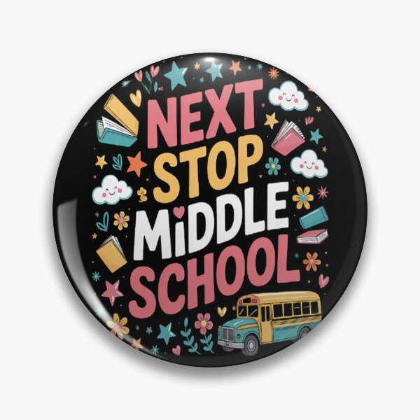 Item preview, Next Stop Middle School Groovy designed and sold by CottonCandyPrin.