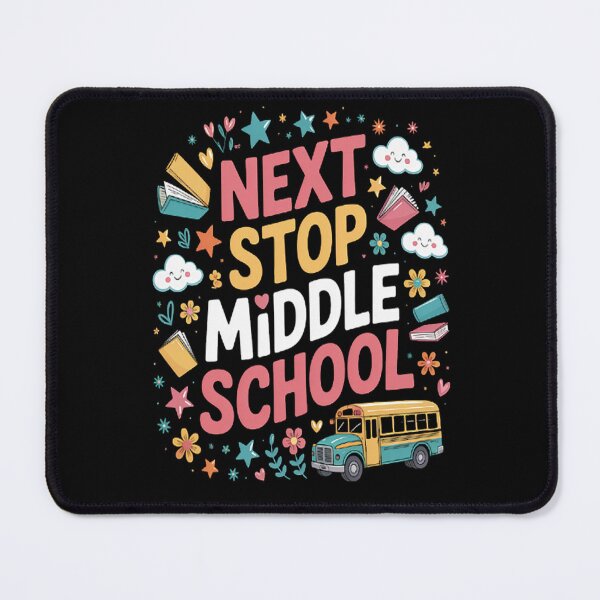 Item preview, Next Stop Middle School Groovy designed and sold by CottonCandyPrin.