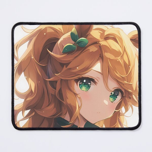 Item preview, Taiki Shuttle Uma Musume Warm Plaid Green Eyes Closeup designed and sold by TanglenRabbit.