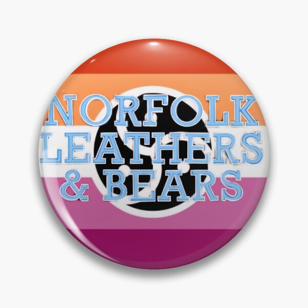 Item preview, Norfolk Leathers and Bears Logo with the BDSM Lesbian Pride Flag Design  designed and sold by HJRex.