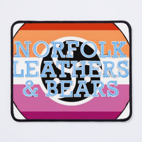 Item preview, Norfolk Leathers and Bears Logo with the BDSM Lesbian Pride Flag Design  designed and sold by HJRex.