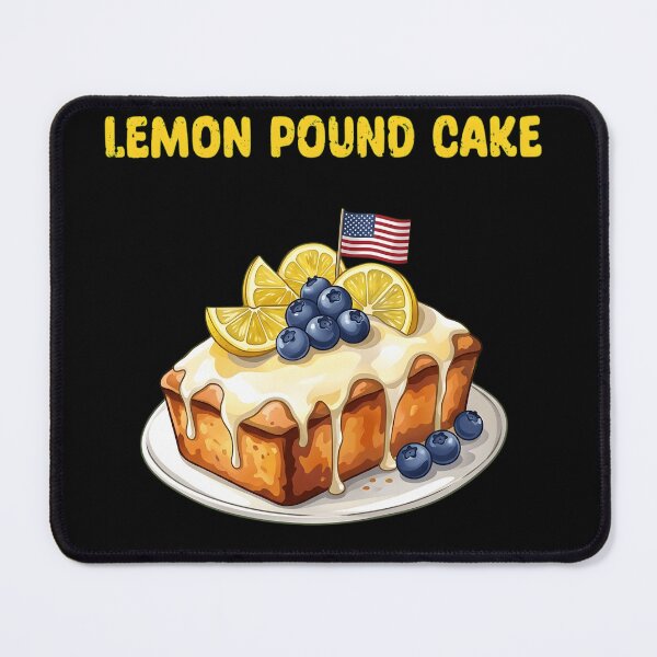 Item preview, Lemon Pound Cake with Blueberries and USA Flag Dessert designed and sold by haitrieuic96.