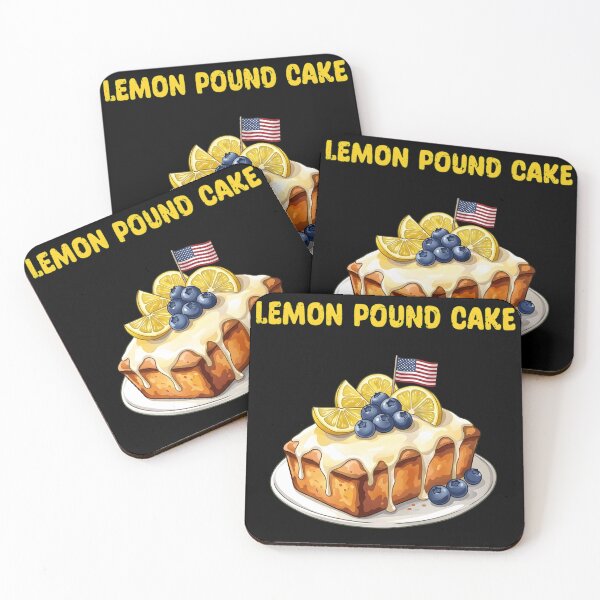 Item preview, Lemon Pound Cake with Blueberries and USA Flag Dessert designed and sold by haitrieuic96.