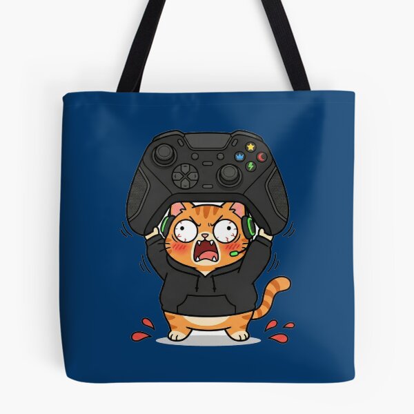 Item preview, Kawaii Gamer Cat - Angry Video Game Controller Funny T Shirt designed and sold by Inna Myrien.