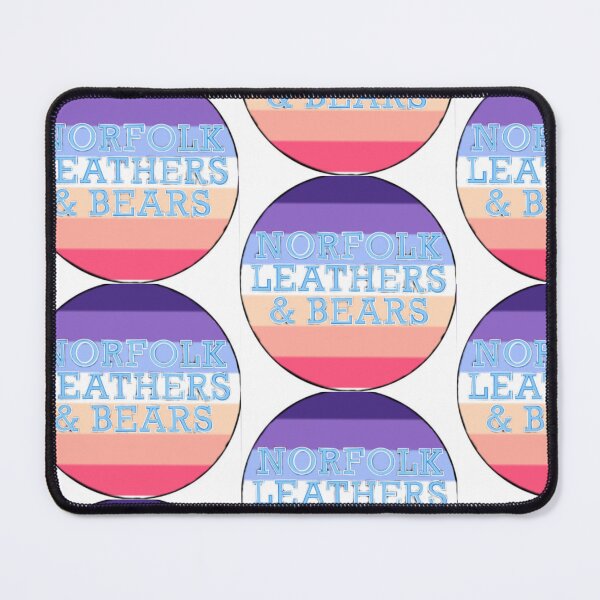 Item preview, Norfolk Leathers and Bears Logo with the He/Him Lesbian Pride Flag Design  designed and sold by HJRex.