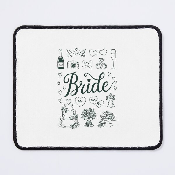 Item preview, Bride Bridesmaid Wedding Party Matching designed and sold by PunkNation-Arts.