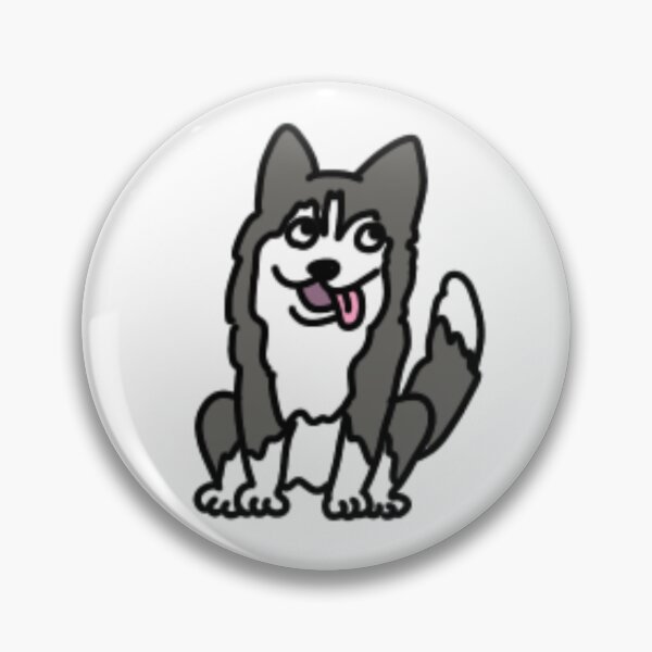 Item preview, Derpy Siberian Husky Funny Dog Cartoon Cute Meme Art designed and sold by kpeco.