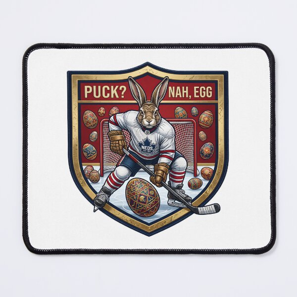 Item preview, Puck? Nah, Egg Graphic Tee – Easter Sports Humor Shirt designed and sold by relso.