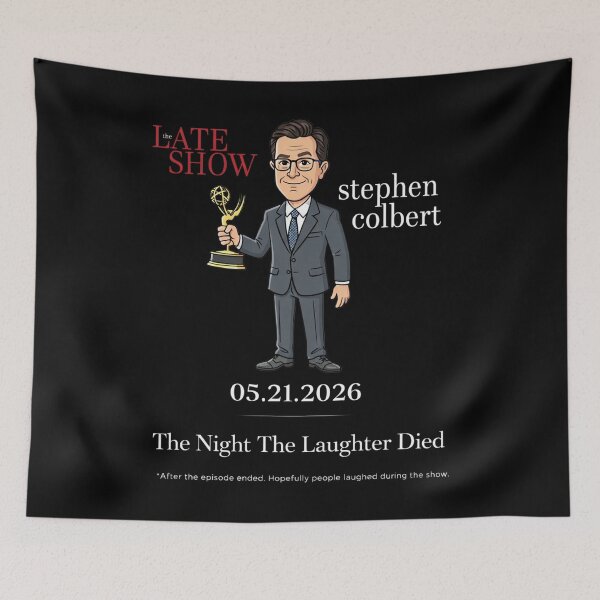 Item preview, Stephen Colbert - The Night The Laughter Died - Stephen Colbert Final Show May 21 2026 designed and sold by CandleSpirit.