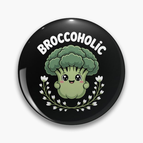 Item preview, Broccoholic Vegetable Vegetarian Vegan Broccoli designed and sold by PunkNation-Arts.