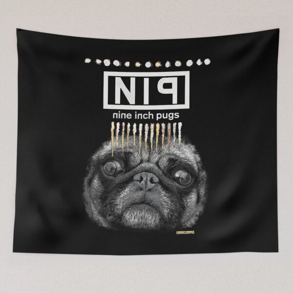 Item preview, NIN Band Dog Pug designed and sold by TeeshirtsWear.