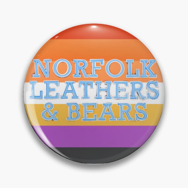 Item preview, Norfolk Leathers and Bears Logo with the Non Binary Lesbian Pride Flag Design  designed and sold by HJRex.