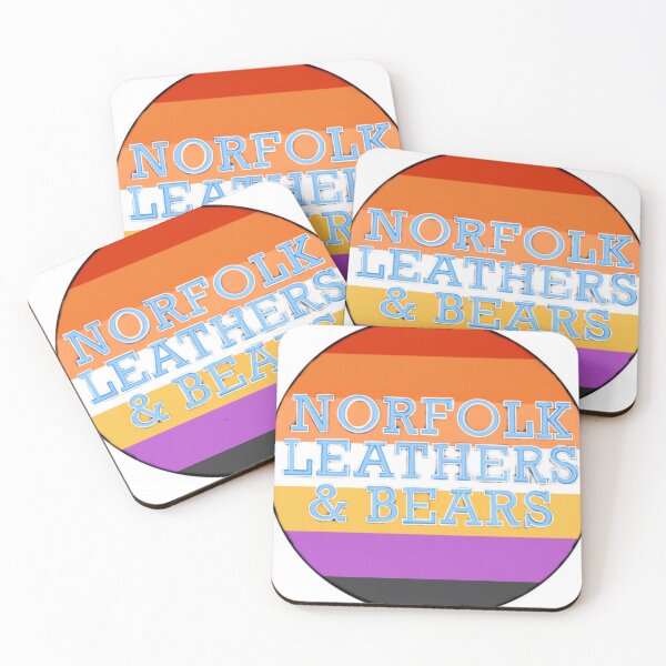 Item preview, Norfolk Leathers and Bears Logo with the Non Binary Lesbian Pride Flag Design  designed and sold by HJRex.
