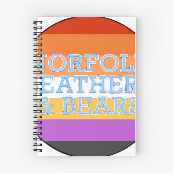 Item preview, Norfolk Leathers and Bears Logo with the Non Binary Lesbian Pride Flag Design  designed and sold by HJRex.