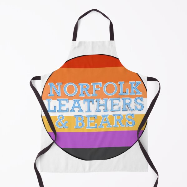 Item preview, Norfolk Leathers and Bears Logo with the Non Binary Lesbian Pride Flag Design  designed and sold by HJRex.