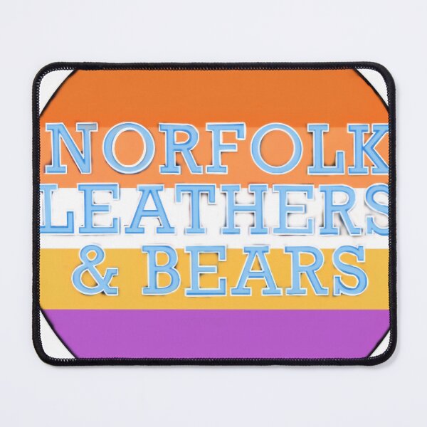 Item preview, Norfolk Leathers and Bears Logo with the Non Binary Lesbian Pride Flag Design  designed and sold by HJRex.