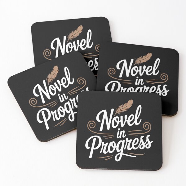 Item preview, Novel In Progress Author Writer Mystery Writing designed and sold by TheRetroStyle.