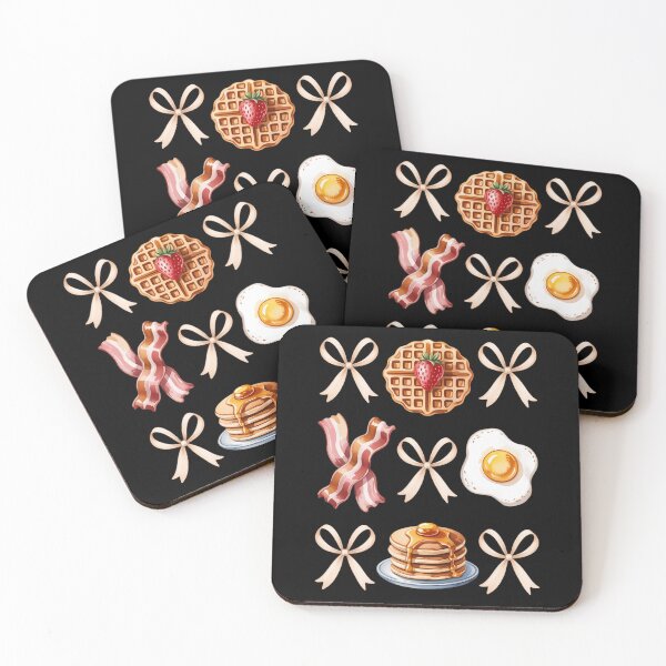 Item preview, Brunch Bows Breakfast Brunch Club Coquette designed and sold by PunkNation-Arts.