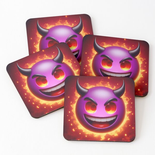 Item preview, Devil Emoji designed and sold by GalleryBrisArt.