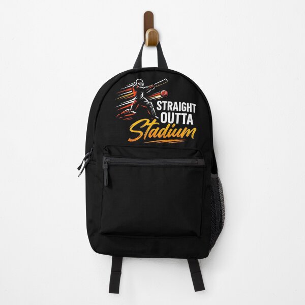 Item preview, Straight Outta Stadium – Bold Cricket Fan Typography T-Shirt Design designed and sold by warlistop.