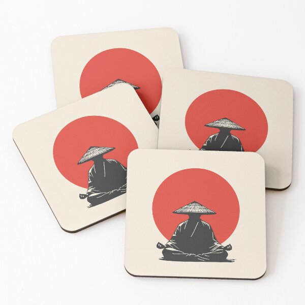 Item preview, Silent Zen Under the Red Sun designed and sold by KiwyStudio.
