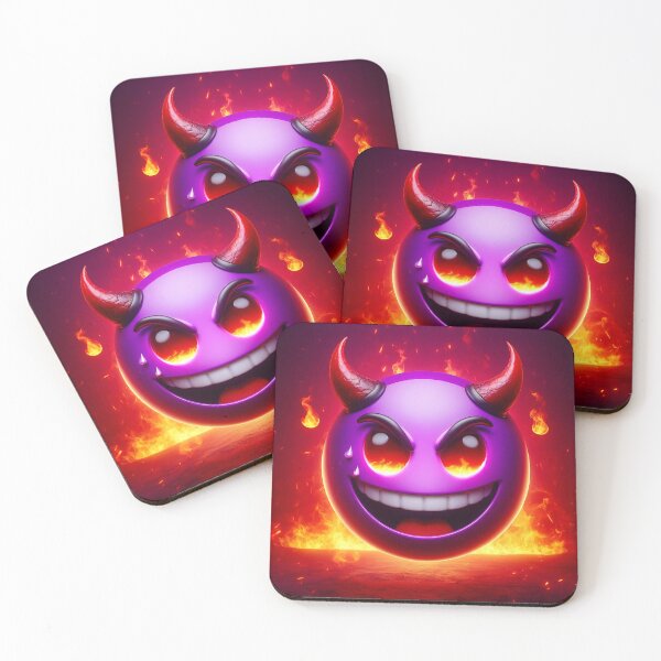 Item preview, Devil Emoji designed and sold by GalleryBrisArt.