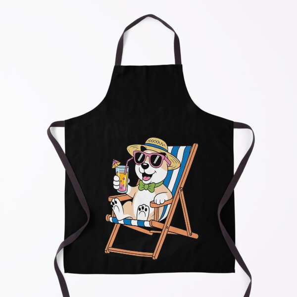Item preview, Paws & Relax Dog Summer Beach Chair designed and sold by NicolaMail.