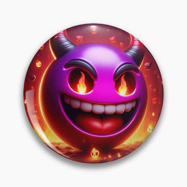 Item preview, Devil Emoji designed and sold by GalleryBrisArt.