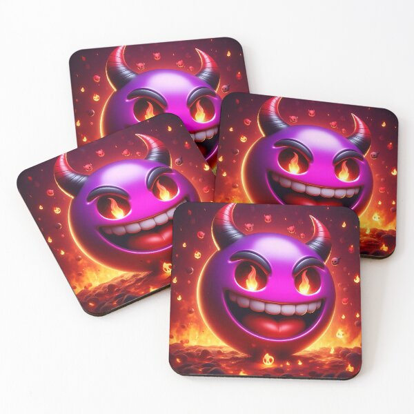 Item preview, Devil Emoji designed and sold by GalleryBrisArt.