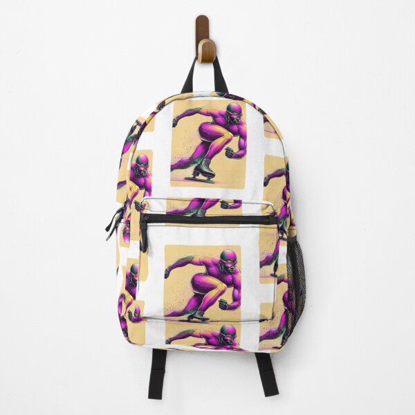 Item preview, Male Speed Skater Hot Pink designed and sold by Lucienne Reimagined.