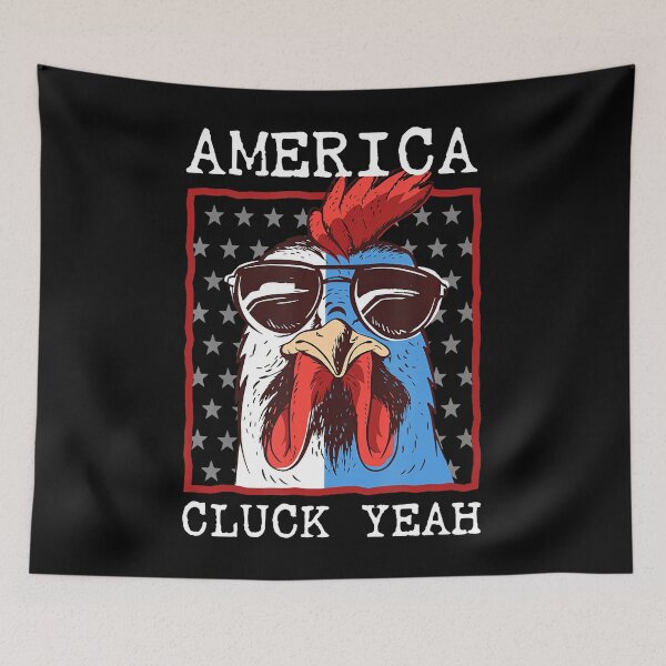 Item preview, America Cluck Yeah - 4Th Of July Shirt - American Pride designed and sold by LouisaOReilly.