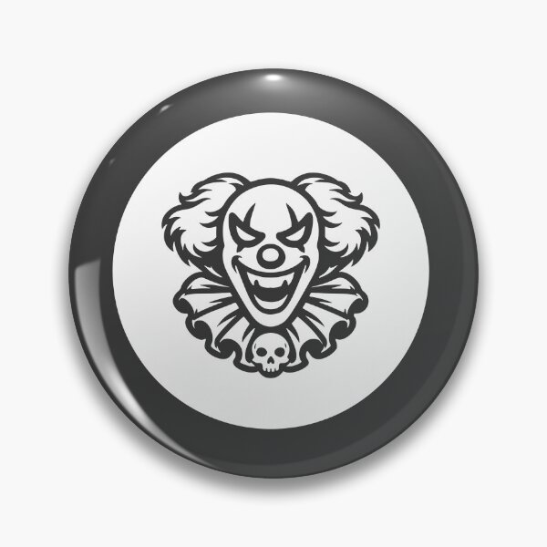 Item preview, Evil Circus Clown – Dark Carnival Icon designed and sold by KiwyStudio.